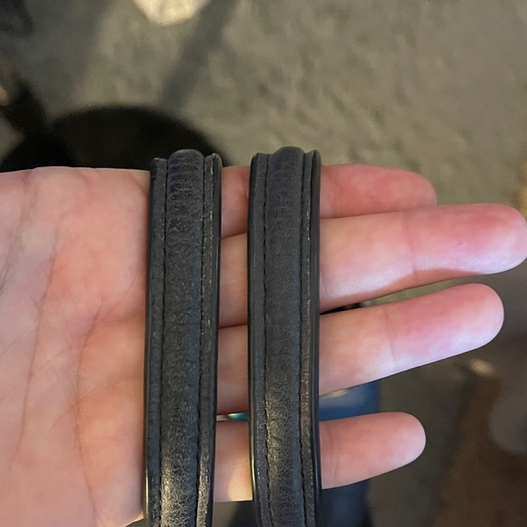 Coach Leather Lexy Black Shoulder Bag with Scarf Accent F27593 Coach Lexy - Picture 4 of 11